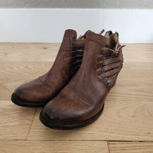 Freebird by Steven Slate open side ankle boots size 7